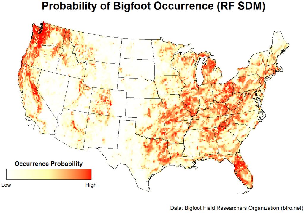 bigfoot map